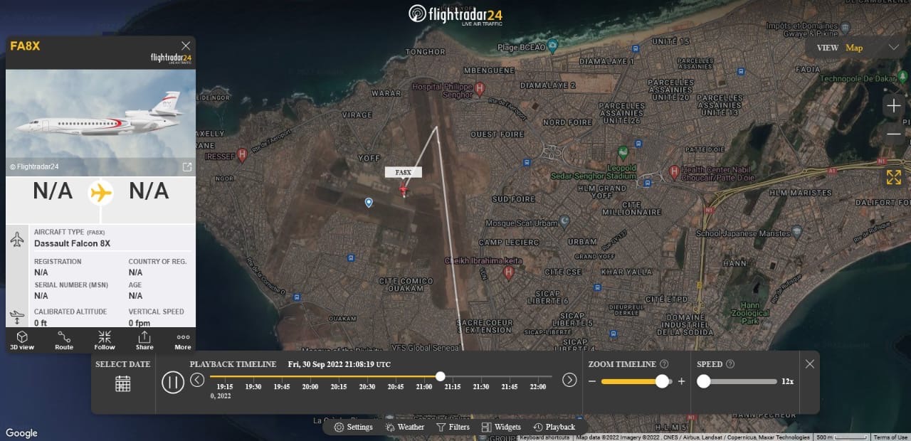 Coup d&rsquo;État au Burkina : mystère autour d&rsquo;un jet privé qui a quitté Ouaga pour atterrir à Dakar