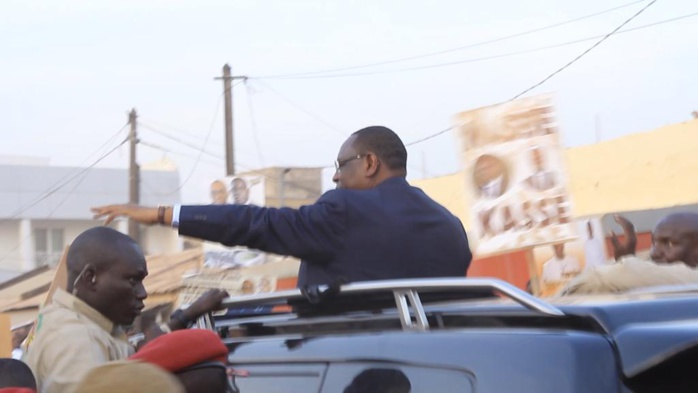 Macky Sall inaugure la route de contournement de Tamba