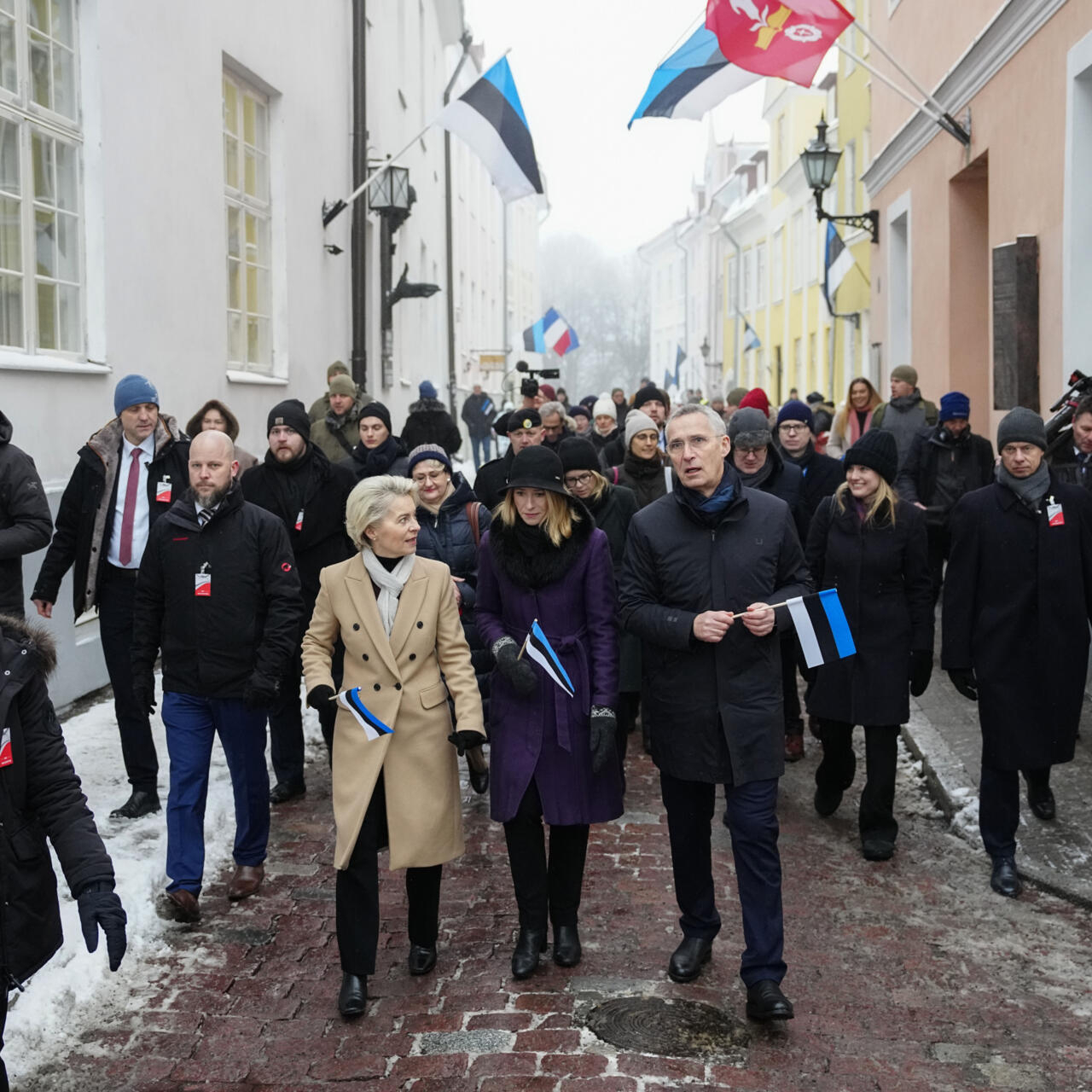 Un an de guerre en Ukraine: à Tallinn, le patron de l&rsquo;Otan réaffirme son soutien à Kiev