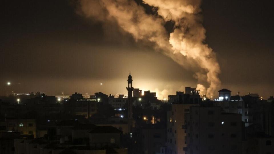 L&rsquo;armée israélienne a mené une frappe contre un complexe militaire du Hamas à Gaza