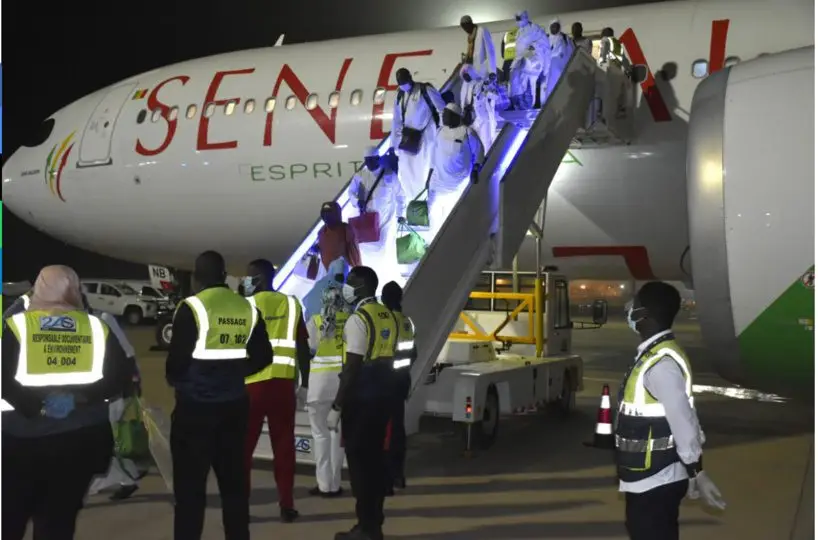 Hajj : un premier vol arrivée avec 285 pèlerins sénégalais venus de la Mecque